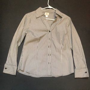 Worthington Petite Pinstripe Dress Shirt